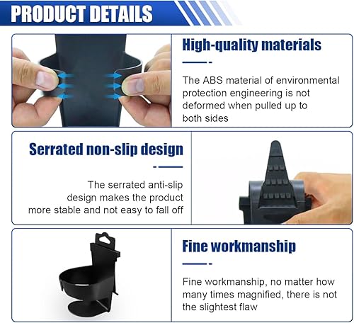 Miniatura 3 de Portavasos colgante para automóvil, respaldo de asiento de automóvil, organizador de botellas de agua, contenedor organizador de botellas de agua,