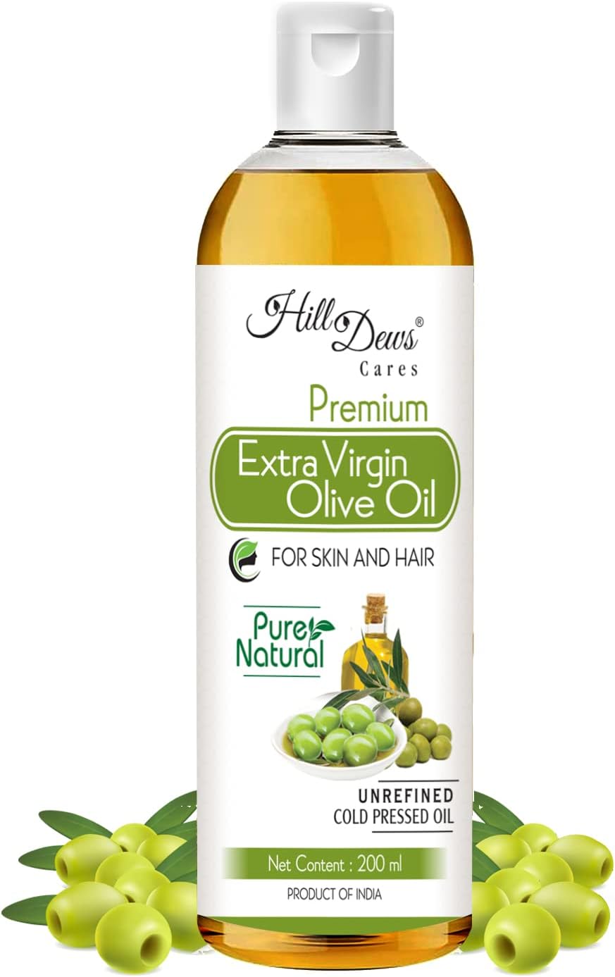 Extra Virgin Olive Oil | 200ml | Pure | Natural | Cold Pressed | Skin & Hair