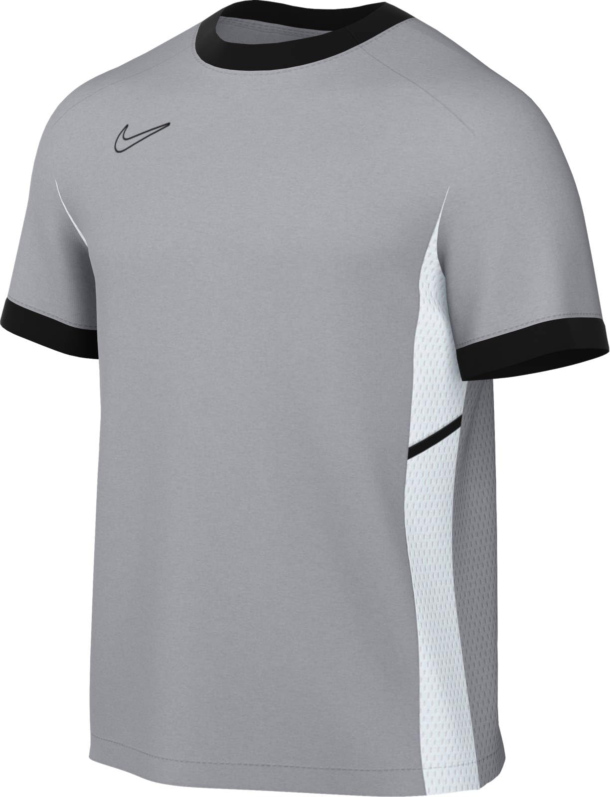 NIKE FZ9754-012 M NK DF ACD25 SS TOP Sweatshirt Men's Wolf Grey/Black/White/Black Size L