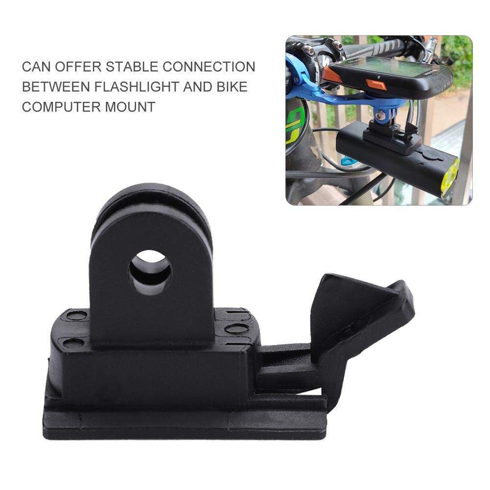 Adaptateur Support Lampe Vélo – Clamp GoPro/Gaciron/LUM, En Plastique Robuste, Remplacement Léger Pour éclairage Vélo