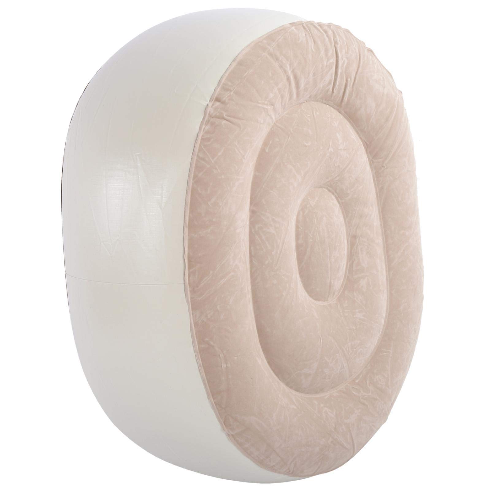 Inflating Seat, Portable PVC Inflatable Foot Stool Multifunctional Air Chair for Outdoor, Indoor, Work, Rest