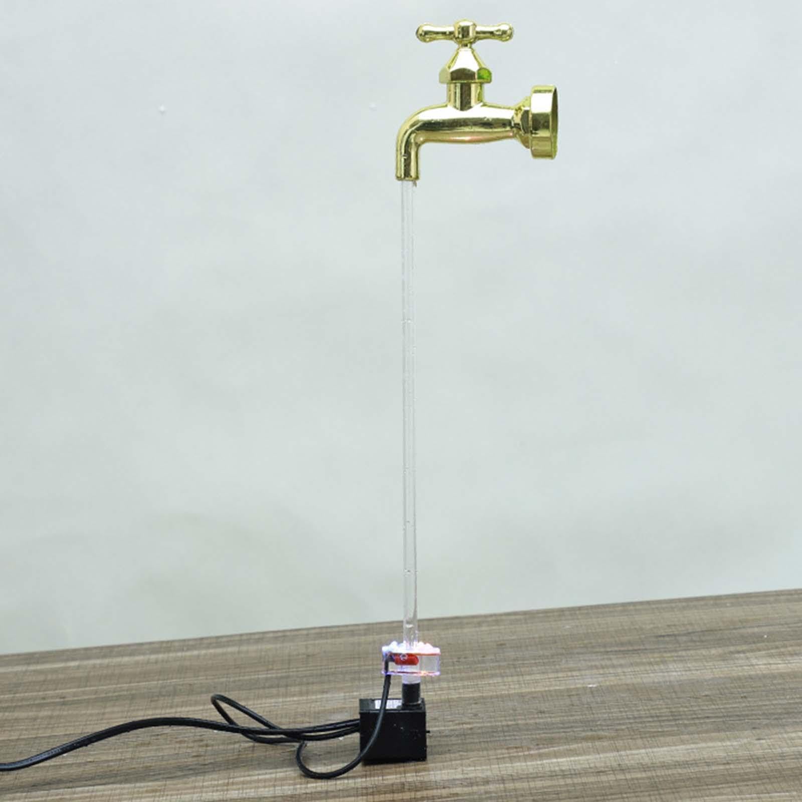 Bothyi Floating Tap Water Fountain Invisible ing Spout Watering Can Fountain with Wire and Pipe Tabletop Fountain for Yard Pools