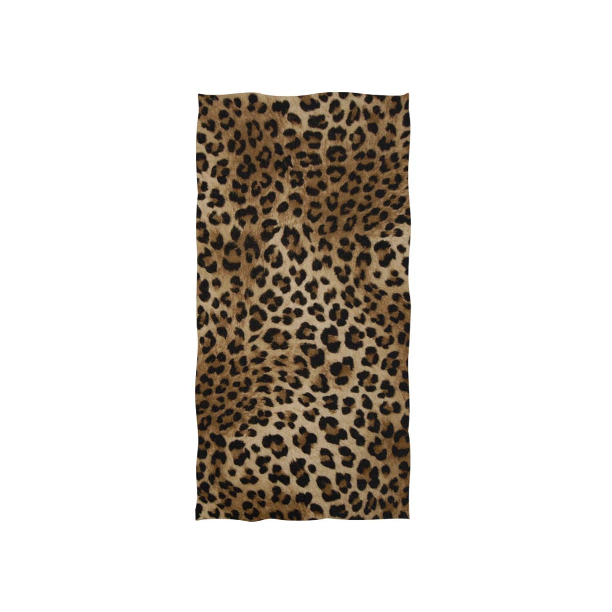 Linomo Girls Hand Towel Leopard Print Towel Cotton Face Towel Dish Towel For Kids Boys Adult
