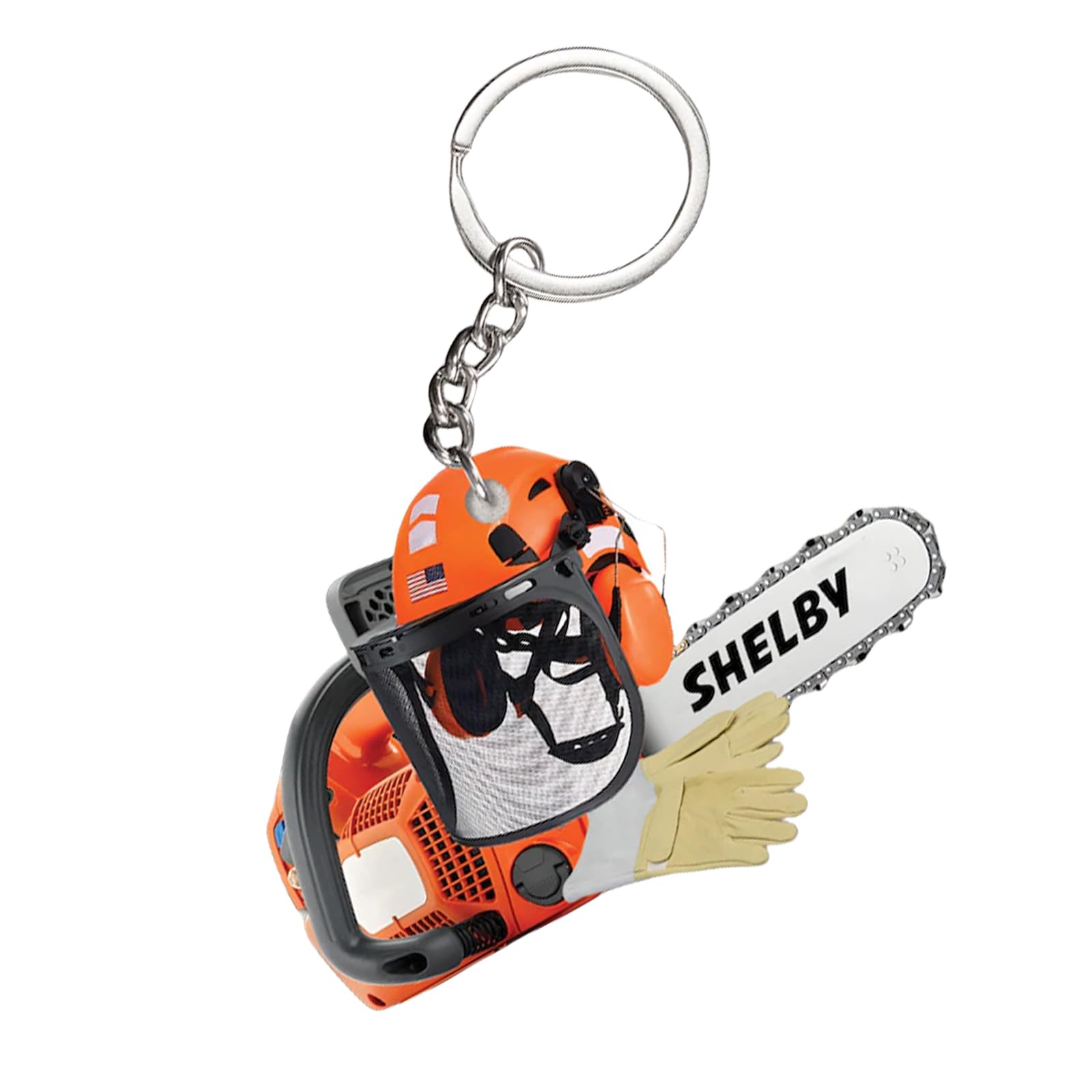 Maxtonser Fashionable Sturdy Acrylic Keychain Featuring Ophthalmometer Designs Decoration for Professional Daily Casual Use
