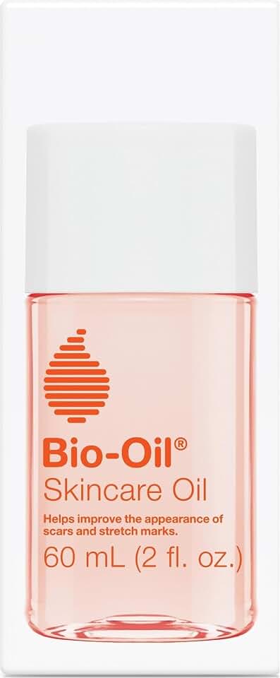 Bio-Oil Skincare Body Oil Serum, Scars &amp; Stretch Marks, 2 fl oz | Dermatologist Recommended, Vitamin E &amp; A, Dry &amp; Sensitive Skin, Non-Comedogenic, Face and Body, Scar Treatment
