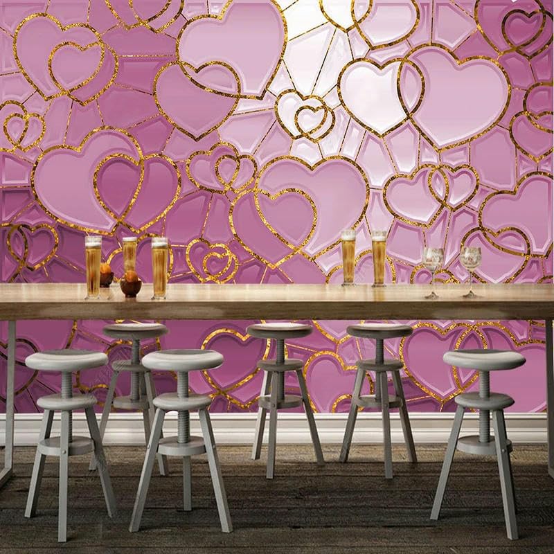 Papier peint salon TV moderne et fresque murale personnalisée