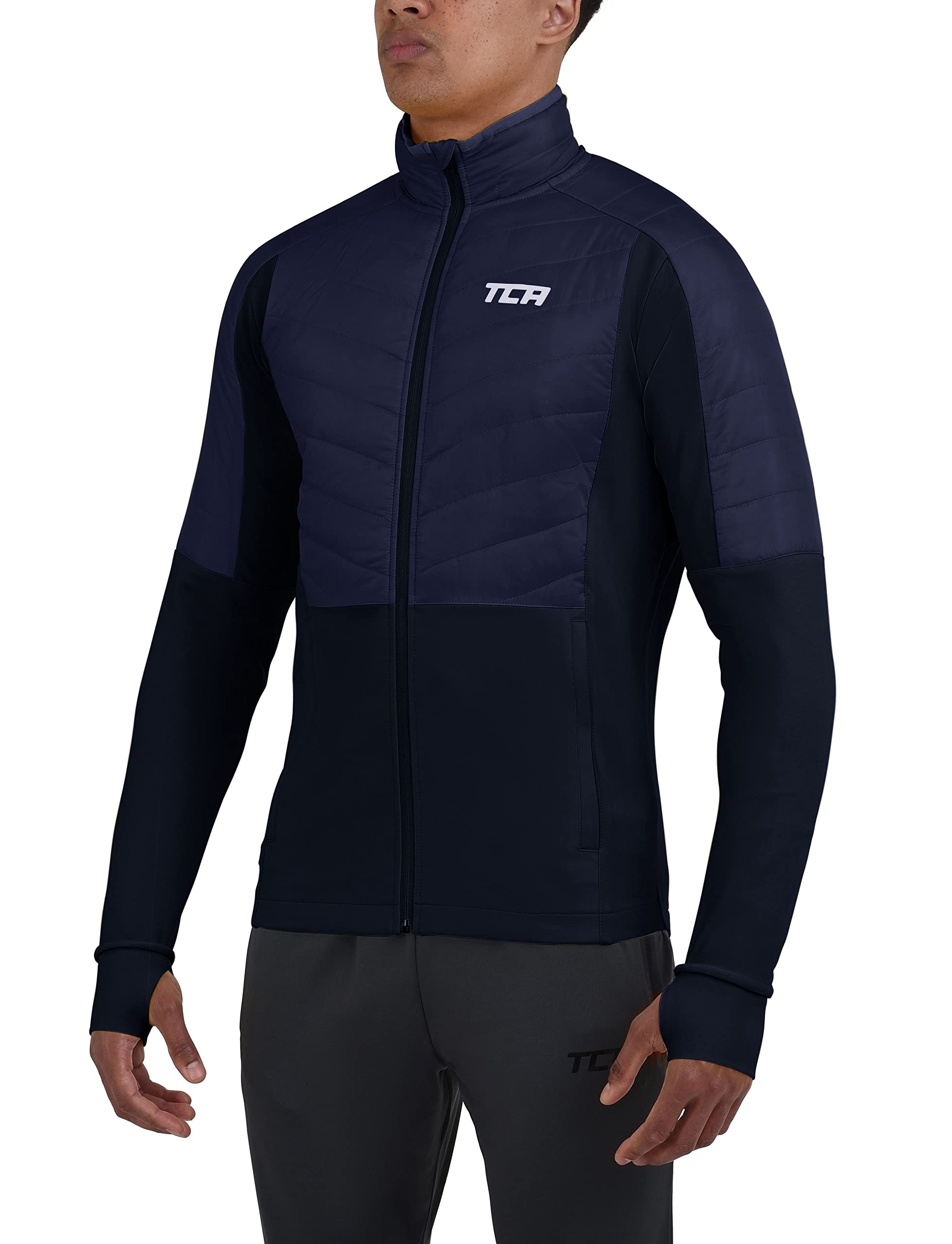 TCA Veste de Course Compacte Légère Déperlante pour Homme Excel Runner 4 Saisons