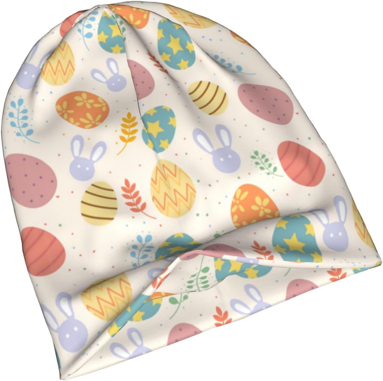 LAIPUTER Easter Beanie Standard Closed Chemo Knitted Hats Baggy Slouchy Skull Cap Cancer Headwear for Women Men - Image 6