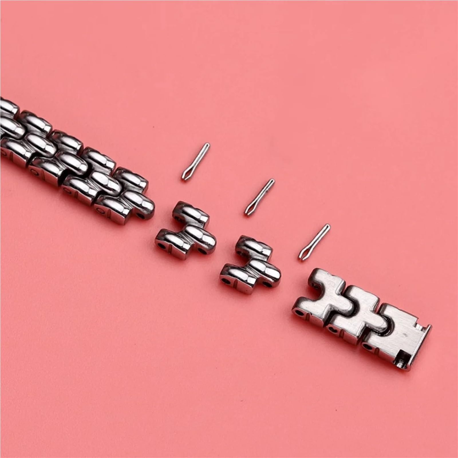 Bracelets de Montre for Femmes 6 mm, 8 mm, 10 mm, 12 mm, Bracelet en métal, Petite Taille, Universel, en Acier Inoxydable
