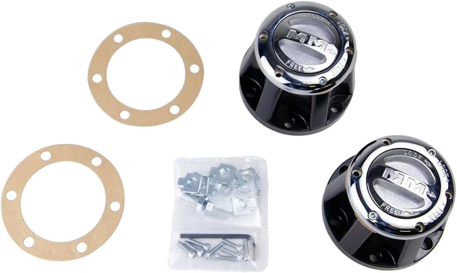 MILE MARKER 490 Pair of Premium Manual Locking Hubs fits 1976-1998 4Runner Pickup Hilux | Requires Conversion Kit | Replaces Original Equipment Manual and Automatic Hubs | Includes Hardware