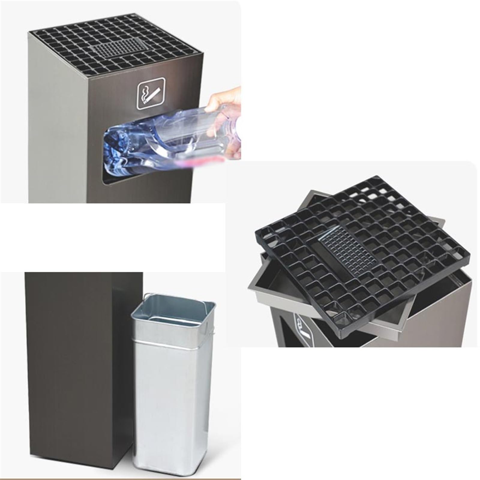 Papelera Contenedor De Basura Comercial Interior bote de basura de cocina