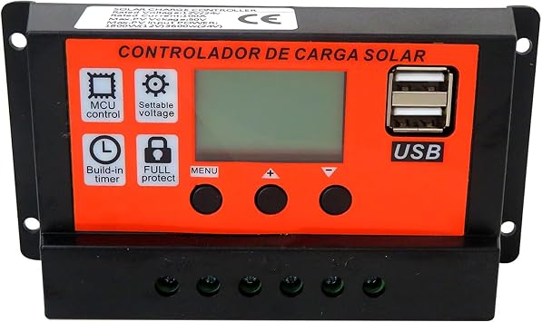 100A PWM Solar Panel Regulator Charge Controller Auto Focus Tracking 12/24V