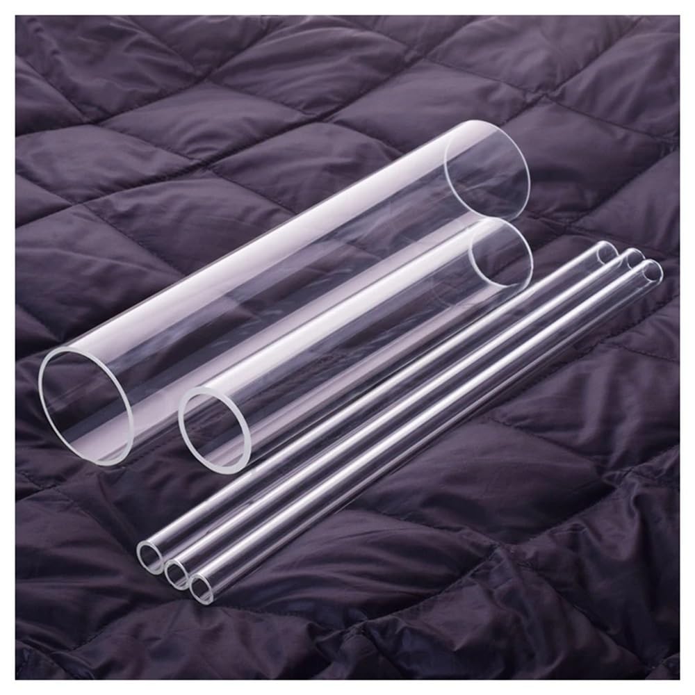 Attrezzature e forniture di laboratorio 5 pezzi Tubo in vetro borosilicato ad alta densità OD 25 mm Spessore 1, mm/3 L. 200 mm/250 mm/300