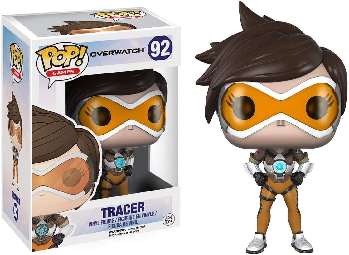 POP! Games: Overwatch - Tracer - Collectable Vinyl Figure - Gift Idea - Official Merchandise - Toys for Kids & Adults - Video Games Fans - Model Figure for Collectors and Display
