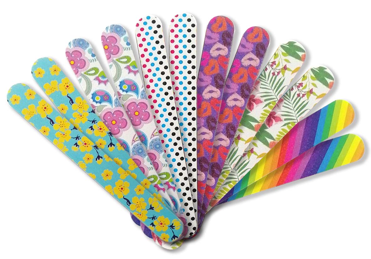 Limas para New8Beauty Serie Nails (12-Pack) (Multi-color)