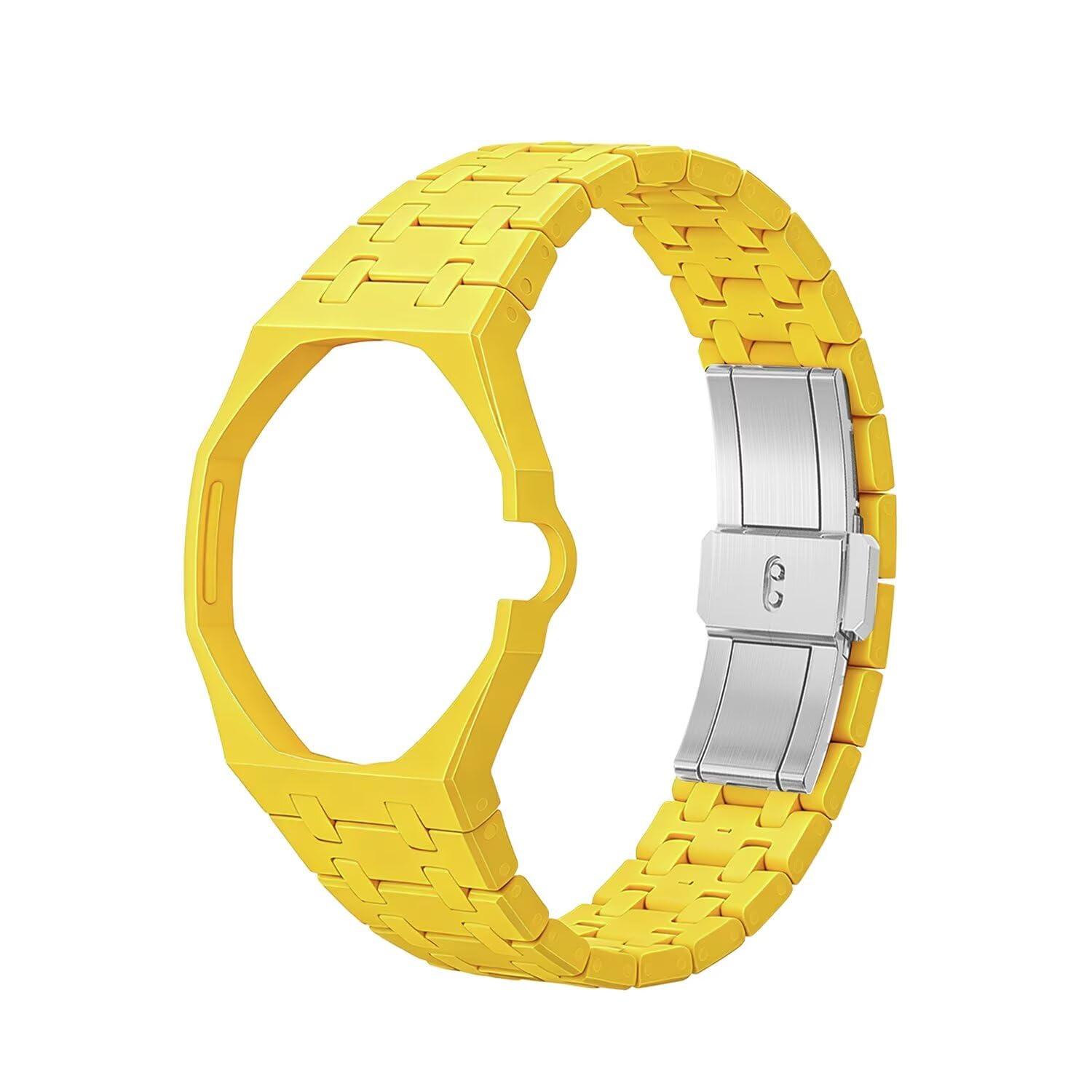 Correas Compatible con Swatch Royal Pop, La caja y la Correa de Cerámica Están Integradas, Cuenta con una Hebilla de Acero Inoxidable.