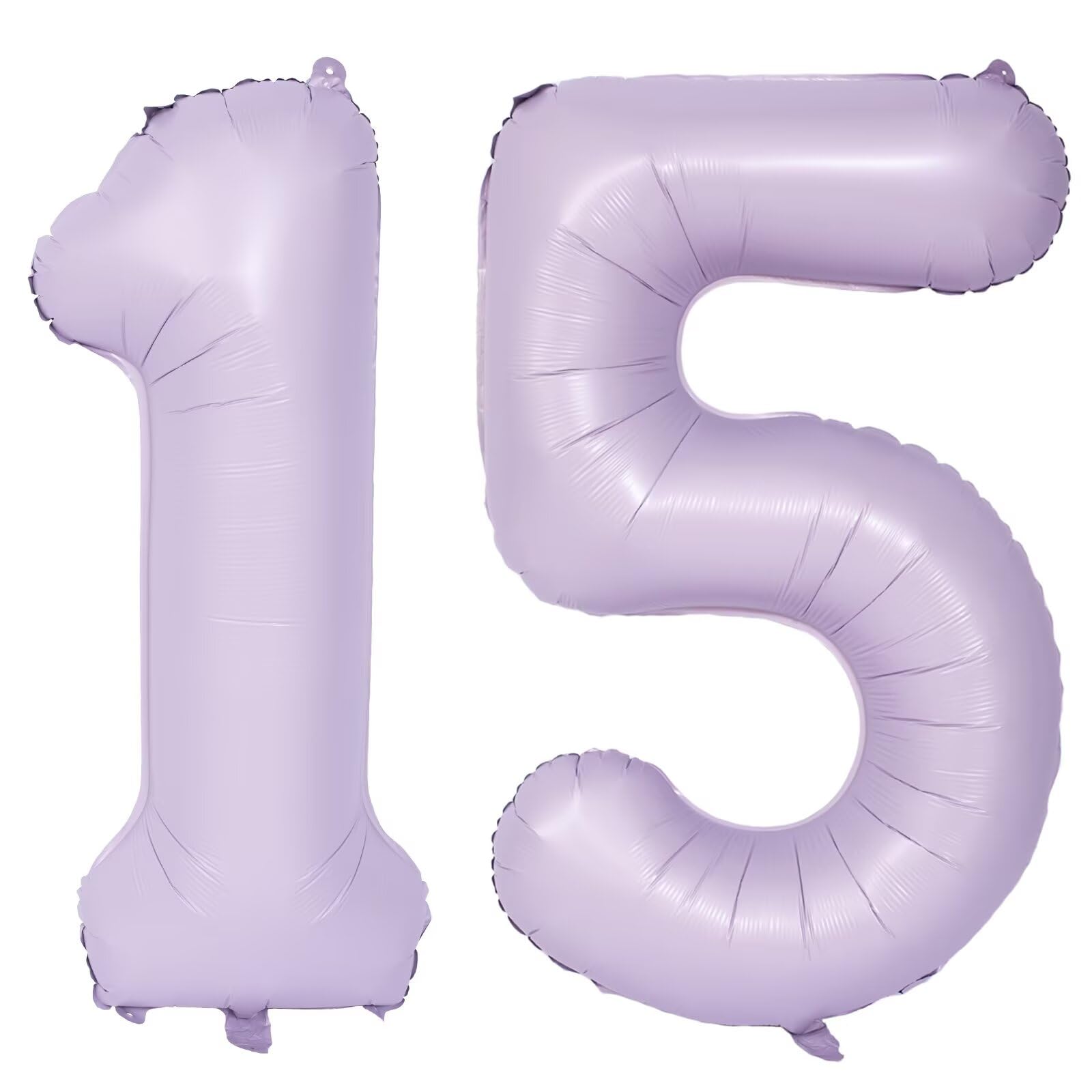 Purple Number 15 Balloons 40 Inch Large Aluminum Foil Party Balloons