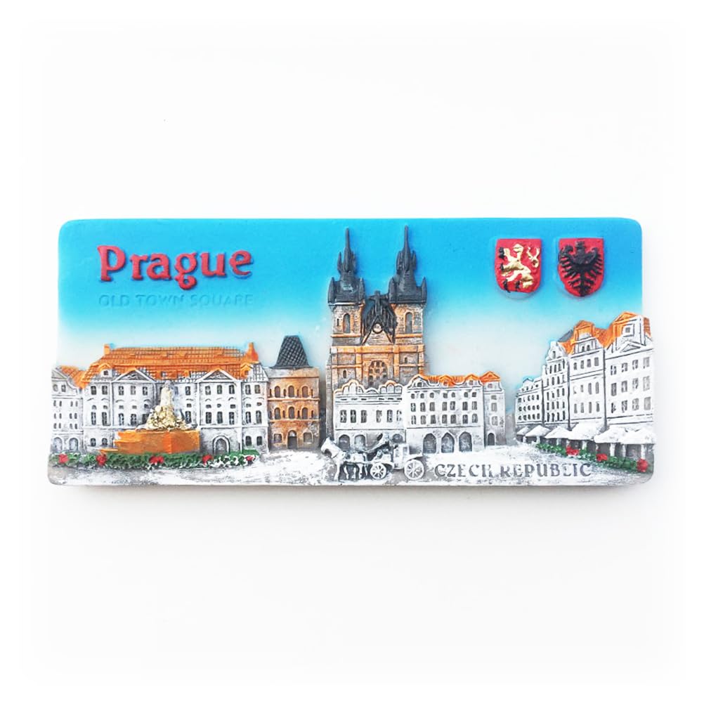 Old Town Square In Prague Czech Republic Magnet Kitchen Fridge Decorated Magnet