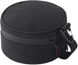 SFAFT Recipientes de almacenamiento bolsa de protección para embalar platos, vasos, platos al aire libre, platos de senderismo, bolsa de almacenamiento, color negro