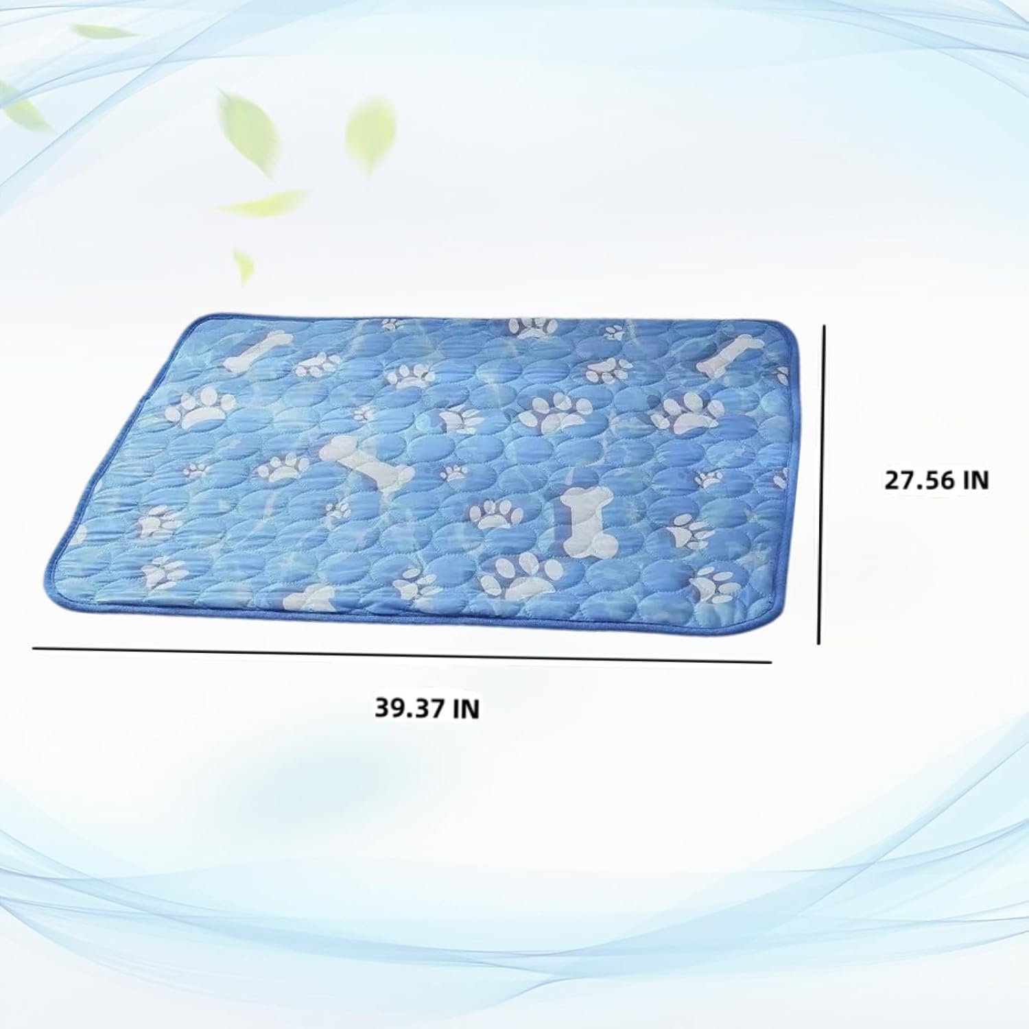 XL Dog Cooling Mat 39.37x27.56 Inches - Self Cooling Pad for Large Breeds, Portable Pet Cooling Pad for Crate & Outdoor Use, Durable Oxford Fabric (XL, Dogs & Cats)