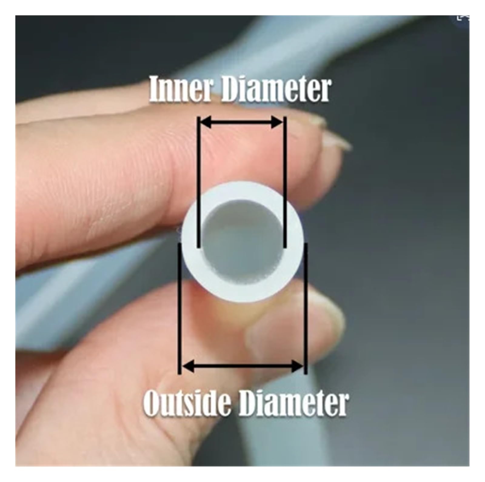 Tubo De Goma Silicona 1-100M Manguera Agua Transparente Bomba Acuario Flexible(3 Meter,ID 6mm X OD 10mm)