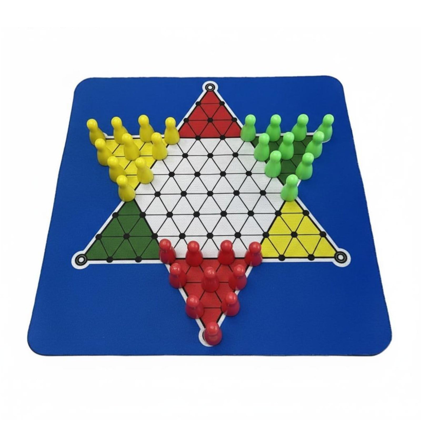 Chinese Checkers Set Multiplayer Chinese Checkers Game Set Educational Easy to Learn for Family, Travel, Board with Pieces-image-3