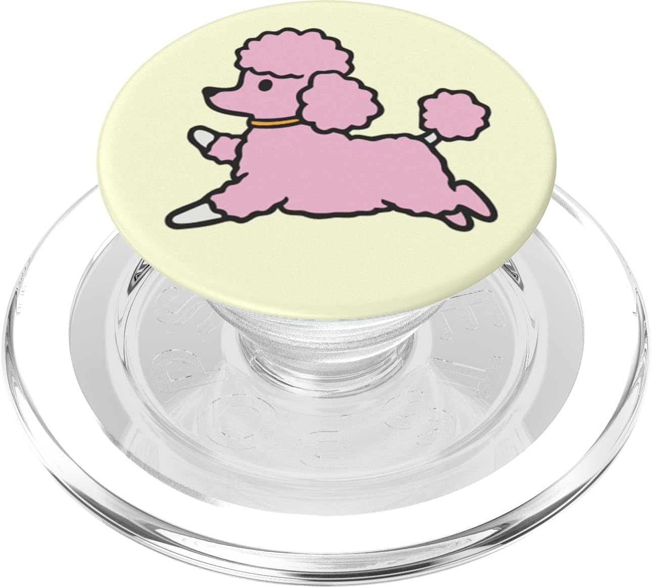 PopSockets Dog Phone Grip - Prancing Poodle PopSockets PopGrip for MagSafe