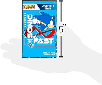 SONIC THE HEDGEHOG Birthday Party Favors Set - Bundle with 24 Play Packs | Mini Coloring Books, Stickers, and More for Goodie Bags ( Party Supplies)