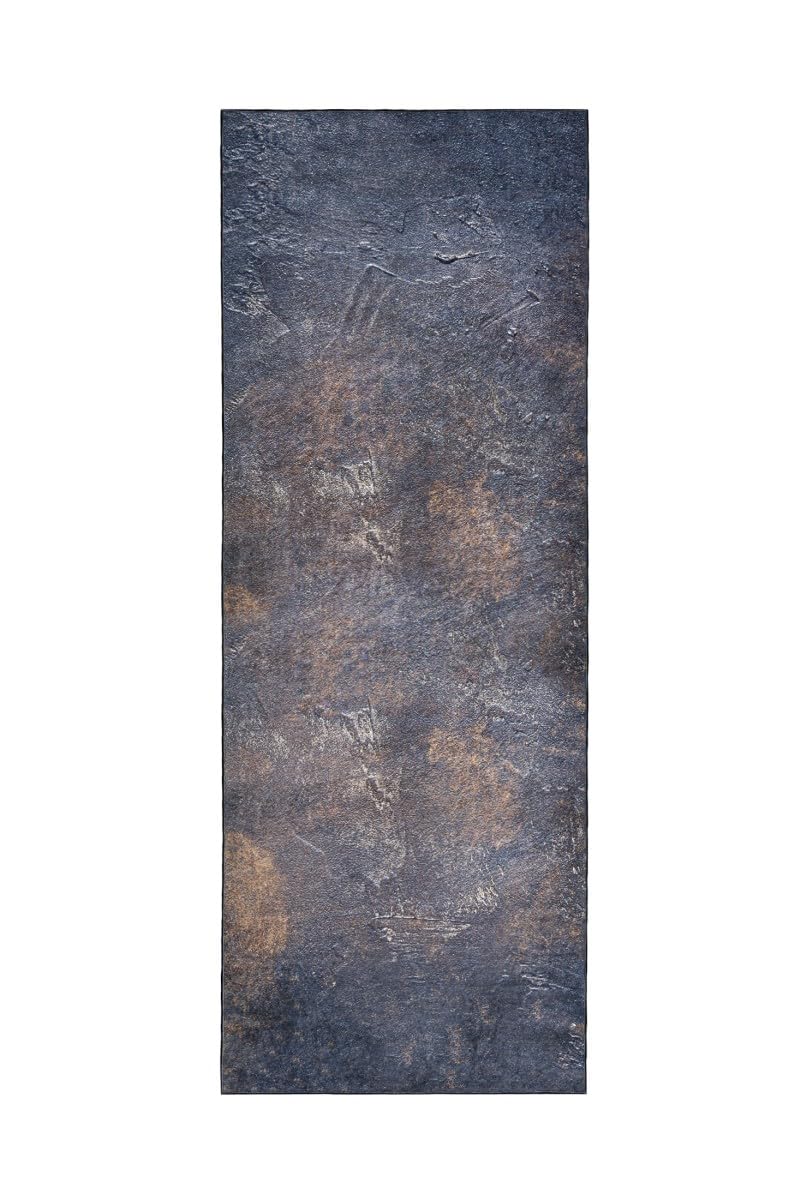 Mazovia Tappeto Cucina 80x300cm Antracite Grigio Astratto Elegante