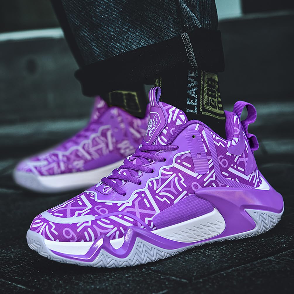 Męskie buty do koszykówki, buty sportowe, lekkie, oddychające, amortyzujące wstrząsy, męskie buty do koszykówki, do biegania, sportowe trampki, Mt D37, 45 EU