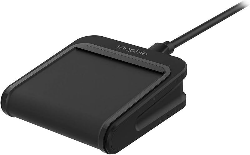 Charge Stream Mini - Cargador de viaje inalámbrico de 5 W para teléfonos inteligentes habilitados para Apple iPhone 8, 8 Plus, X, Samsung y Qi - Negro (409901794)