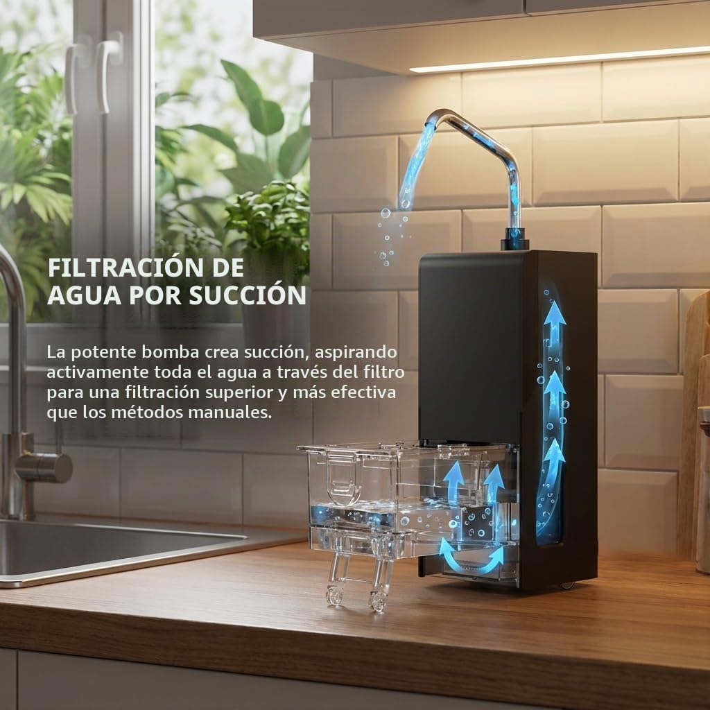 HumminGuru HG01 y Nova Máquina Limpiadora Ultrasónica de Discos de Vinilo con Dispensador de Agua y Filtración de Agua Integrada (Dispensador de Agua + Depósito de Agua de 650 ml)