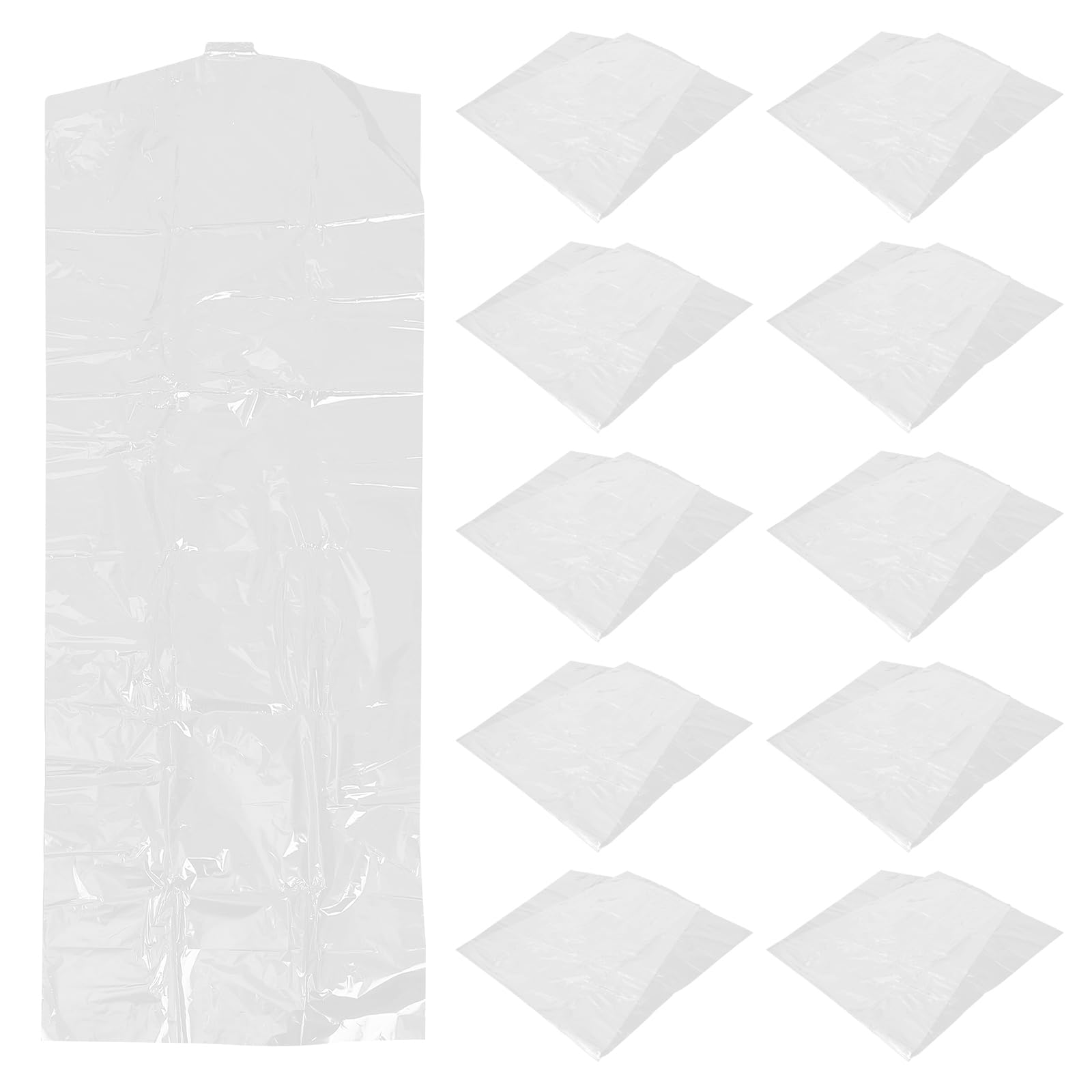 Holibanna 30 Stück Transparente Kleidersäcke aus Staubdichtem Peva Atmungsaktive Aufbewahrung für Kleider Mäntel und Anzüge Vielseitig für Zuhause Büro und Reise Geeignet