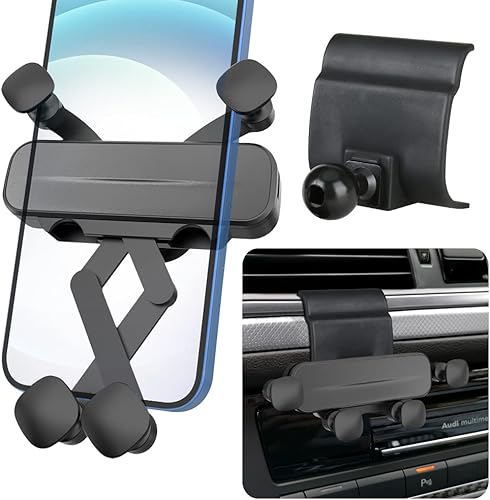 UNQIN - Soporte para teléfono de coche para 2012 2013 2014 2015 2016 2017 2018 A6 A7 S6 S7 RS6 RS7 Allroad Auto Accesorios Decoración Interior
