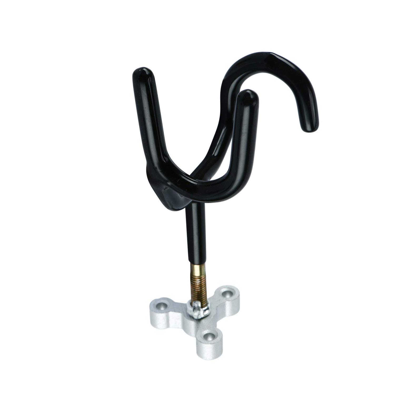 NovelBee 8 Stück 5 Grad 10,2 cm Sure Grip Stahl Rutenhalter Stabhalter Ruten Halterung mit Montagefuß