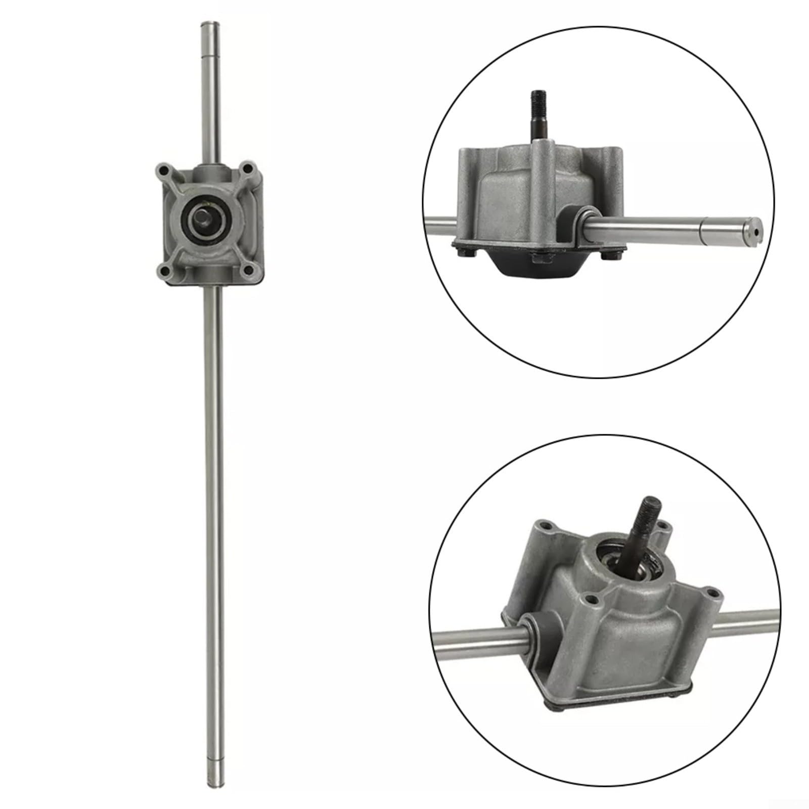 Asamblea de transmisión para cortacésped 106-3956 para pieza de repuesto, construcción de metal, fácil instalación, plata, 53 cm de longitud