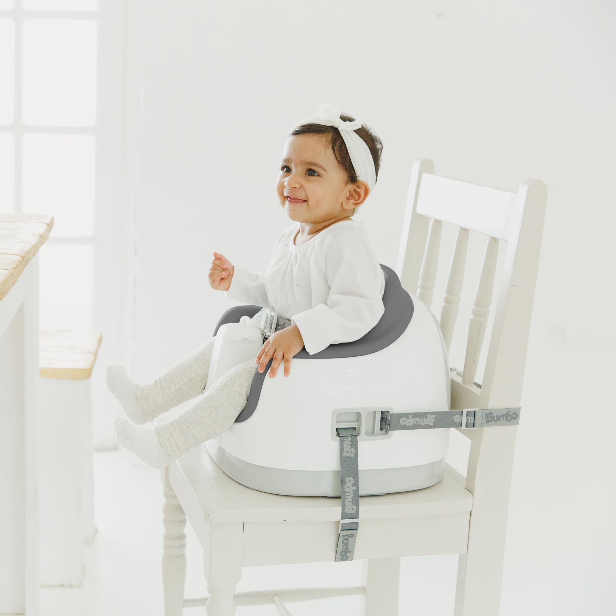 Bumbo Kinderhocker mit mehreren Sitzen, Grijs, Grau