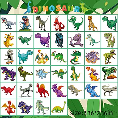 Tazimi 88 Sheets 3D Dinosaur Temporary Tattoos For Kids T-Rex Tattoo Sticker Dinosaur Tattoo Party Decoration Diy Temporary Tattoos Art #TOP2