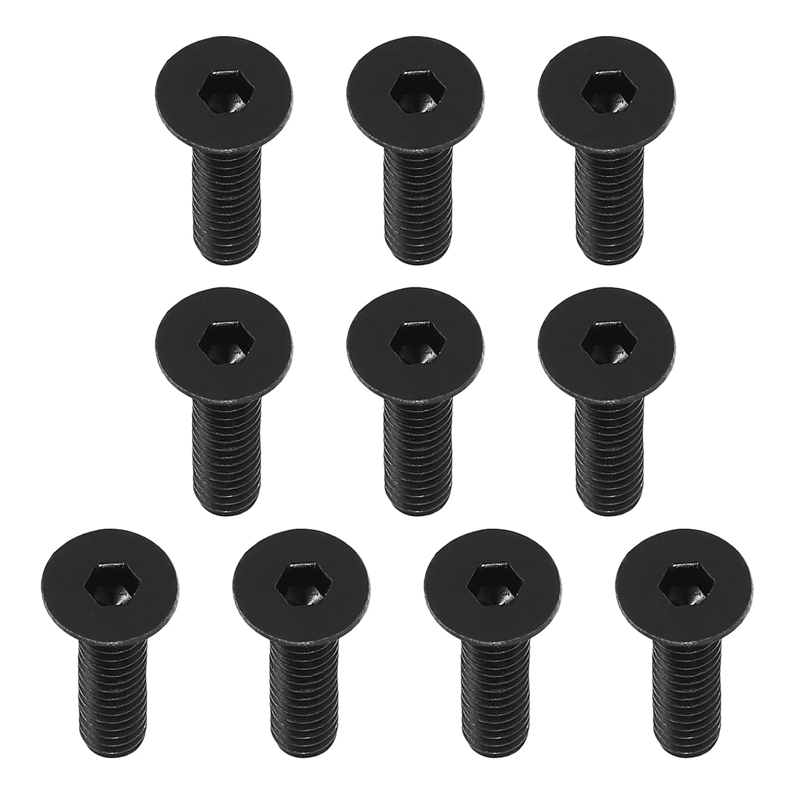 PATIKIL 1/4-20 x 1" Flat Head Socket Cap Screws