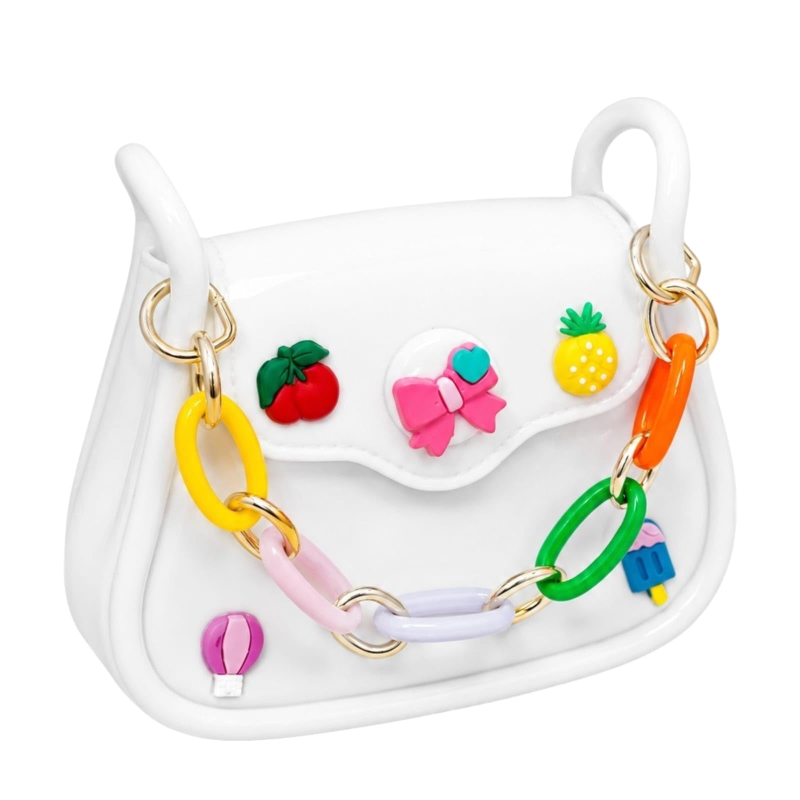 Cute Mini Girls Sling Bag, Stylish Mini Clutch Purse for Girls, Trendy Small Shoulder Purse For Baby Girls, Travel, Party & Daily Use White Hand Bag - Birthday Return Gift, Pack Of 1 Pcs-image-23