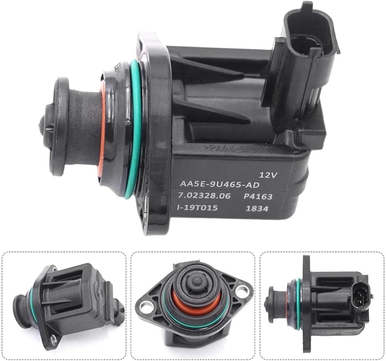 Coolant Control Valve AA5E-9U465-AD Turbocharger Boost Pressure Relief Valve AA5E-9U465-AD Fit for Ford Fit for Lincoln MKT Water Control Valve