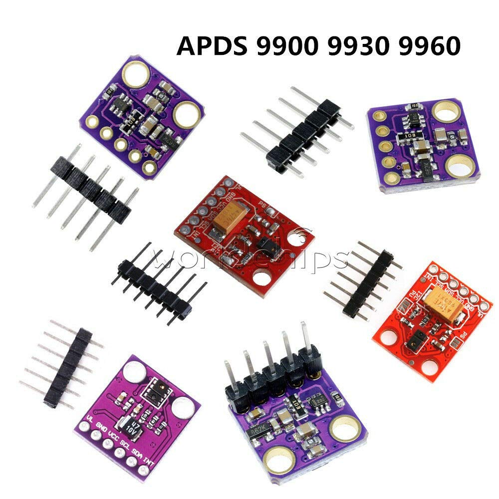 Electronic Components CJMCU APDS9900 9930 9960 Proximity&Attitude Gesture Sensor Non-Contact LLC RGB - (Item:APDS9900, Color:Purple)