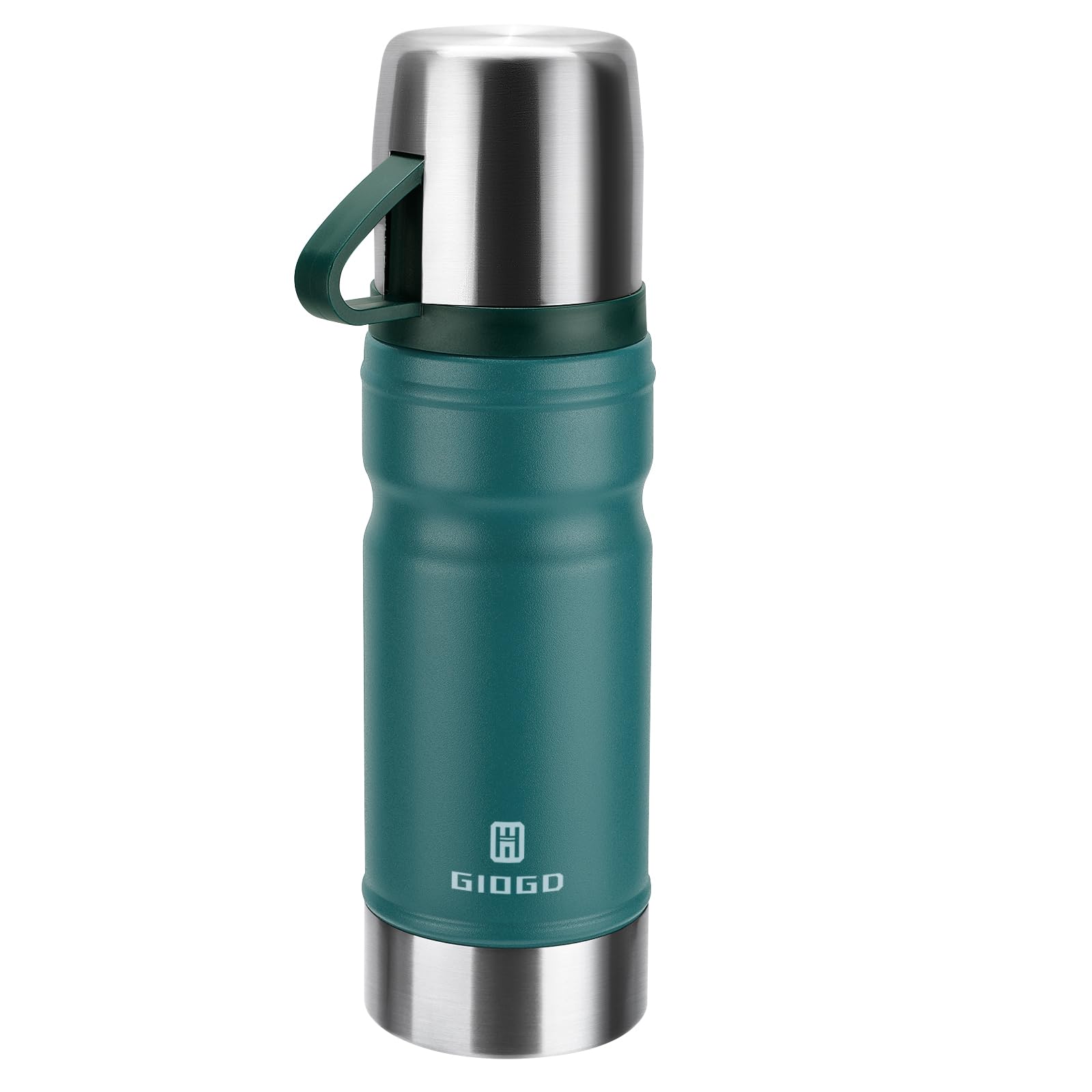 Vacuum Insulated Water Bottle Thermo Water Flask with Cup 680ml/23oz Stainless Steel Thermal Water Bottles Thermo for Hot and Cold Drinks Coffee Water