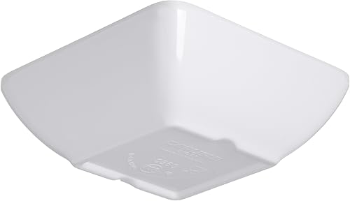 Miniatura 4 de Carlisle FoodService Products Ramekins - Tazón cuadrado para salsa, catering, cocina, restaurante, plástico, 2 onzas, blanco, (paquete de 48)