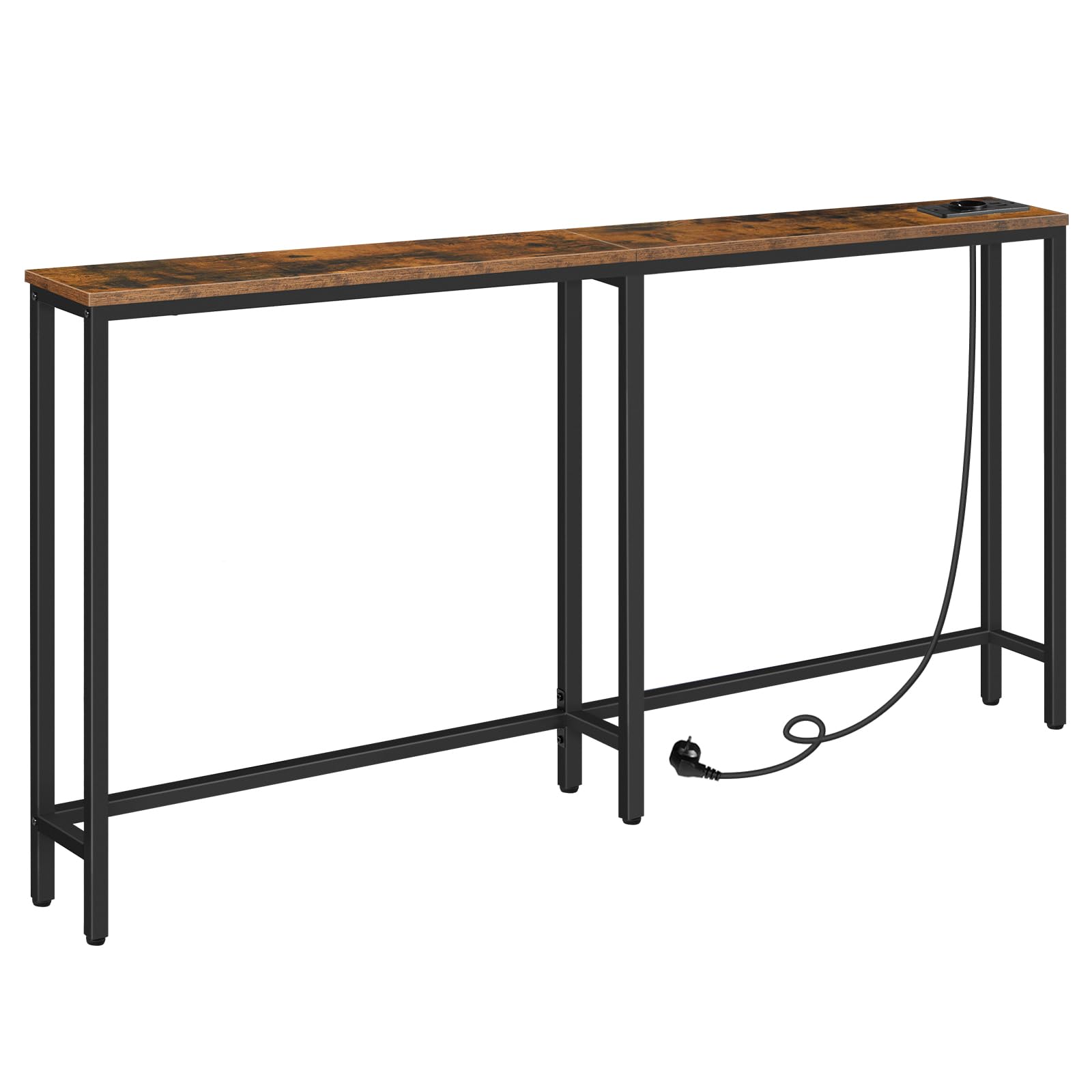Consoletafel met stopcontact, 47.2 Smalle banktafel, Industriële