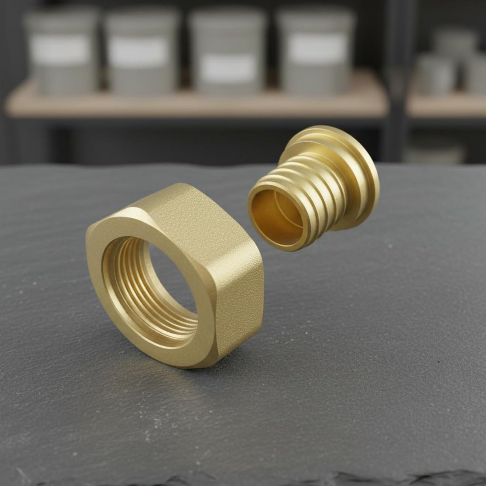MERIGLARE Messing Rohrverbinder Rohrkupplung Rohrfitting Schlauchanschluss mit Auslaufsicherer Dichtung Und Rutschfestem Band für Heißwasser- Und, Tsa-su25-3-4f