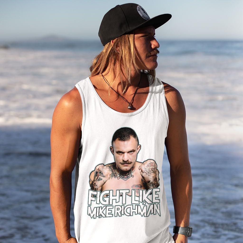 Fight Like Mike Richman Jersey Tank - Gifts for Bare Knuckle Boxing Lovers - Boxing Gifts