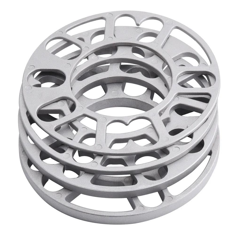 Separadores Ruedas 4 Uds Universal 3mm 5mm 8mm 10mm Aluminio Rueda Coche Espaciador Placa Cuñas Ajuste 4x100 4x114,3 5x100 5x108 5x114,3 5x120 Aluminio Espaciador(5mm)