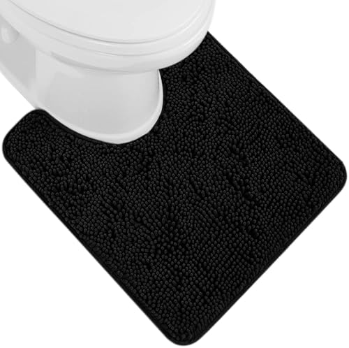 Vista 57 de Gorilla Grip - Tapete de baño de felpilla gruesa, suave y absorbente, secado rápido, de microfibra, con reverso de caucho, para piso de ducha, Nube