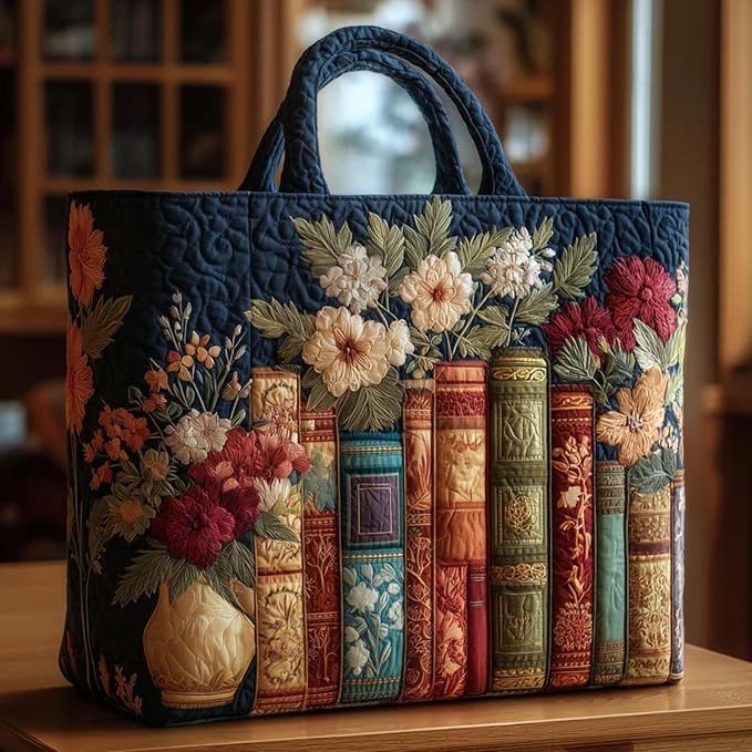 LXQYNXDM Quilted Tote Bags，Quilted Tote Bags for Women，vintage tote bag for women，quilted bags，Hobo Bag for Shopping | Quilted Tote Bags, quilted bag — view 2